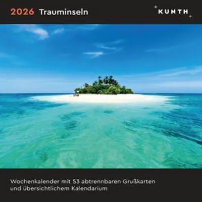 Image de Îles de rêve - Calendrier cartes postales KUNTH 2026