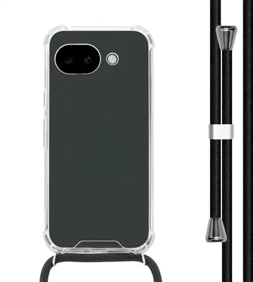 Image de imoshion Coque arrière transparente avec cordon pour Google Pixel 10a - Noir