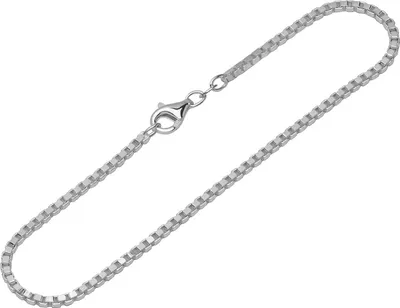 Produktbild von Armband 925 Sterling Silber 20cm Venezianerkette diamantiert Damen Armkette fein