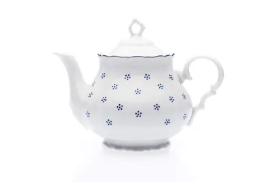 Zdjęcie produktu dla Czajniczek z pokrywką, czeska porcelana, Werona, 1,2 l, niebieska walbela, G. Benedikt