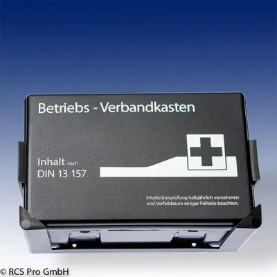 Produktbild von Betriebsverbandkasten MINI schwarz nach DIN 13157