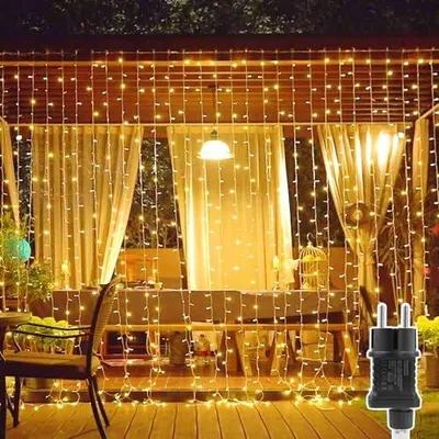 Zdjęcie produktu dla Kurtyna świetlna LED 3X2M 200 diod do okna sypialni na wesele