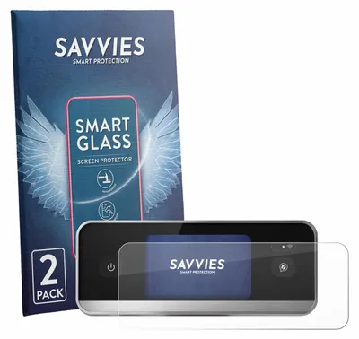 Produktbild von 2x Savvies Schutzglas Folie für Philips Series 8000 EP8757/20 9H Panzer Schutzfolie Glas Displayschutz klar transparent