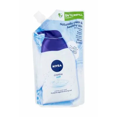 Produktbild von Nivea Flüssigseife Creme soft Nachfüllbeutel 500 ml