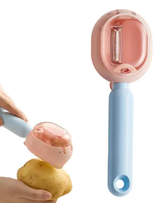 Dunschiller aus Kunststoff, blau und rosa, 1 Stück