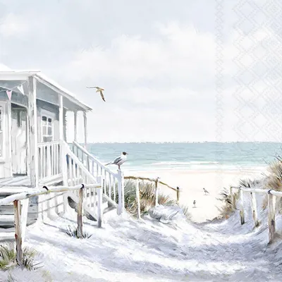 Produktbild von Ambiente Servet 33cm Strandkabine