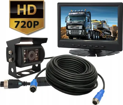 Obrázok produktu pre Vyhrievaný monitor cúvacej kamery 7'' AHD 720P