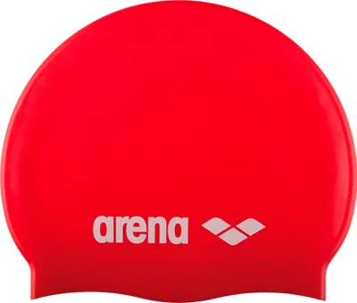 Produktbild von Arena Classic Silicone Junior, Rot, Weiß, Kappe, Unisex, Kind, Schwimmen, Silikon