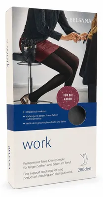 Image de BELSANA work A-D Gr.L schwarz m.Sp., 2 St