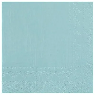 Produktbild von 25 Servietten hellblau blau