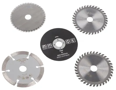 Produktbild von Solidchoice – Set mit 5 Mini-Hartmetall-Kreissägeblättern für Präzisionsarbeiten
