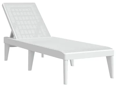 Obrázok produktu pre vidaXL Lehátko biela 186x60x29 cm PP