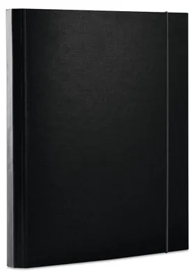 Image de Fournitures de bureau : Pochette de classement A4, 3 rabats, 30 mm, noire