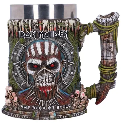 Imagen del producto de Iron Maiden - "The Book of Souls" - Jarra como artículo promocional y regalo, 17,5 cm