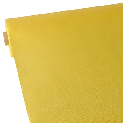Produktbild von PAPSTAR Tischdecke soft selection 84951 gelb 90,0 cm x 40,0 m