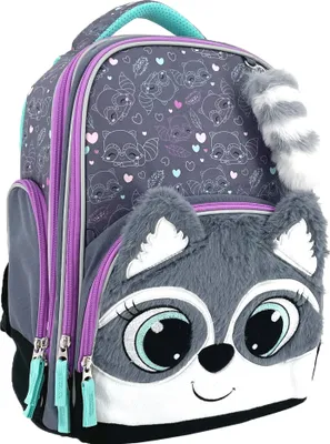 Image de Sac à dos scolaire pour enfants Raton laveur fille Tornister bambino