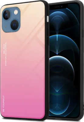 Produktbild von Cadorabo Hülle für Apple iPhone 13 MINI Schutz Hülle in Schwarz Handyhülle TPU Etui Cover Case Tempered Glas