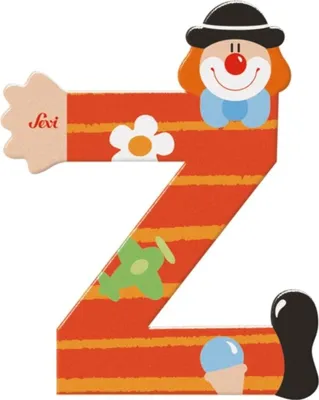 Produktbild von Sevi Buchstabe Clown Z: 10 cm (81762)