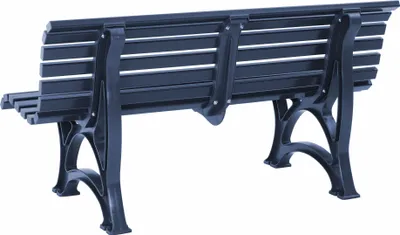 Produktbild von Gartenbank HELGOLAND 3-Sitzer Länge 1500 mm, blau