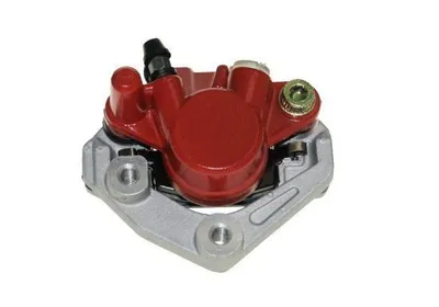 Obrázek produktu pro Brzdový třmen 1 pístek přední červený - GY6 50ccm skútry, PGO, Adly, Baotian