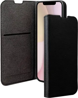 Produktbild von BigBen Connected, Etui iPhone 16e Mit Standfunktion Kartenfach, Schwarz