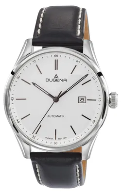 Produktbild von Dugena 4461011 Herren-Armbanduhr, Edelstahl-Gehäuse, Leder-Armband