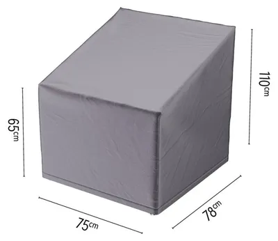 Productafbeelding van Loungestoelhoes hoge rug XL hoes 75 x 78 x 65 tot 110 cm AeroCover