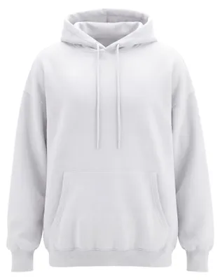 Produktbild von Atmungsaktiver Hoodie für Damen in Weiß, Größe M, mit Kängurutasche