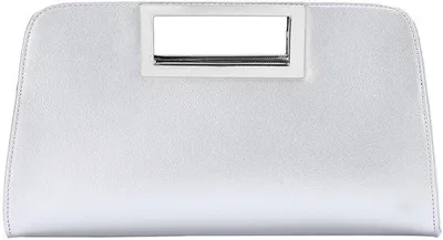 Produktbild von -Clutch Crossbody-Tas für Frauen, Elegante Schmucktas für Freizeit, Silber