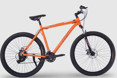 Immagine prodotto di Pilot Bike 27,5 pollici, mountain bike MTB da uomo Rodon Shimano 21 velocità, freni a disco, telaio in alluminio, arancione