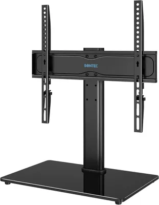 Immagine prodotto di Supporto TV da tavolo, standard, con ripiano per televisori LCD, LED o plasma da 24 a 60 pollici, con regolazione in altezza
