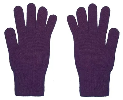 Obrázok produktu pre Dámske rukavice Oxfords z 100% kašmíru – fialové