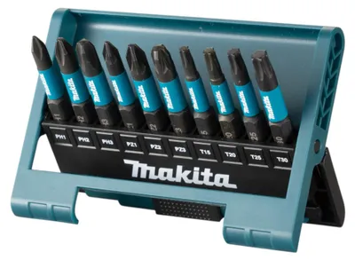 Zdjęcie produktu dla Makita E-12011 Zestaw czarnych bitów udarowych 10-tlg