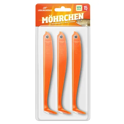 Produktbild von Lieblingsköder Gummifisch Hechtköder (Möhrchen)