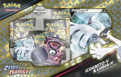 Produktbild von Pokémon Schwert und Schild Zenit der Könige - Icognito-V & Lugia-V Spezial-Kollektion - DE