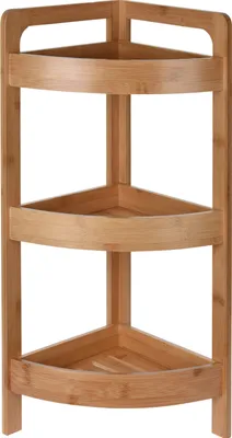 Zdjęcie produktu dla Łazienka Solutions Półka łazienkowa, bambus, 23x23x61 cm, brązowa
