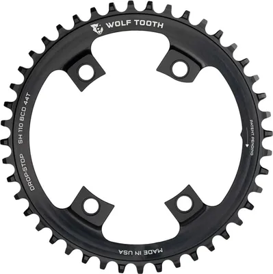 Obrázek produktu pro Shimano Kettenblatt, 110 BCD Asymmetric Drop Stop B - černá - 38 Zähne