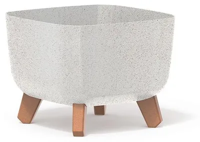 Obrázok produktu pre Prosperplast s.r.o. GRACIA SQUARE ECO WOOD 24 cm, biela