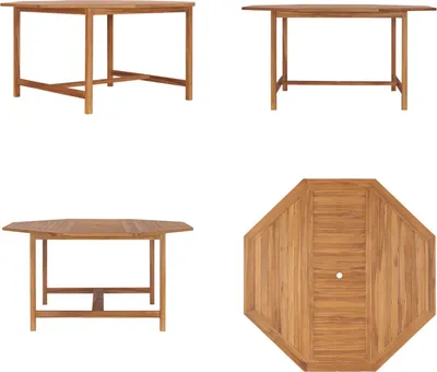 Zdjęcie produktu dla vidaXL Stół ogrodowy 150x150x75 cm z litego drewna tekowego - Stół do jadalni - Stoły do jadalni - Stoły do jadalni - Stoły do jadalni