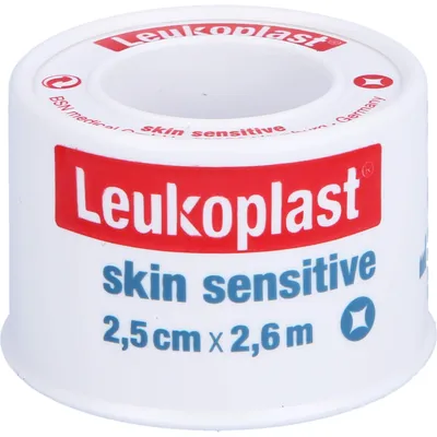 Image de Leukoplast Skin Sensitive 2,5 cmx2,6 m avec protection. 1 pc