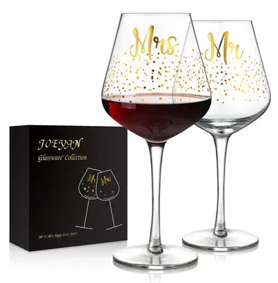 Productafbeelding van Set van 2 Henkers voor Wijn met Geschenkdoos, 520 ml