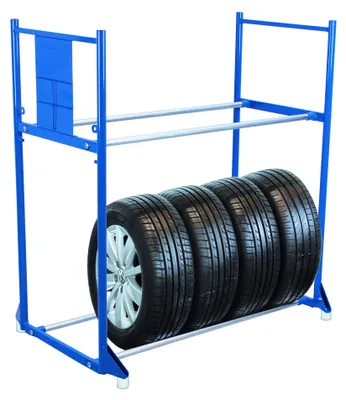 Zdjęcie produktu dla Stojak na opony VARIOfit z 2 półkami, sw-646.004