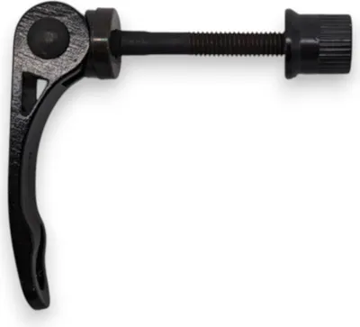 Produktbild von Universal Fahrrad Sattel Schnellspanner M6x55 aus Aluminium Schwarz