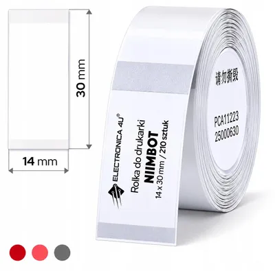 Zdjęcie produktu dla Etykiety samoprzylepne naklejki termiczne Niimbot D11 D110 D101 H1S 14x30