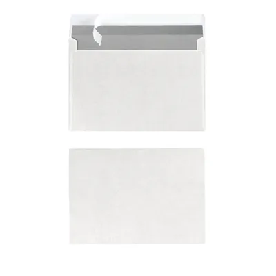 Produktbild von Herlitz Briefumschlag C6 Haftklebend, 200 Stück mit Innendruck in Folienpackung, eingeschweißt, weiß