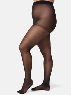Produktbild von NUR DIE Feinstrumpfhose Fit in Form Große Größen 40 DEN - schwarz - 52-56
