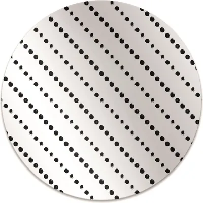 Produktbild von Rundmatte - Stuhlunterlage Bürostuhlunterlage - Rund Ø 100 cm - Bodenmatte - Fußmatte - Punktegeometrie.