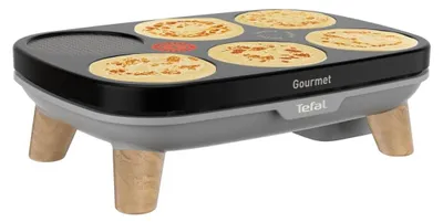 Produktbild von Tefal PY901BF1, 6 Crepe(s), Grau, Drehregler, 2 m, 1100 W, 412 mm