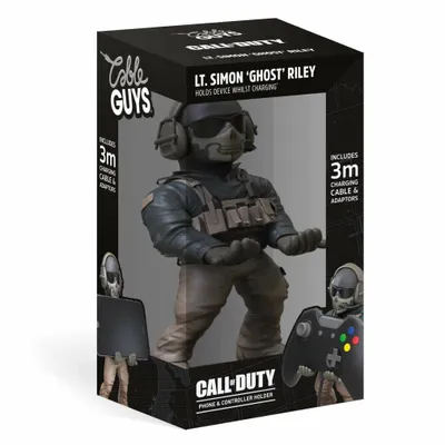 Obrázok produktu pre EXG Cable Guys - Call of Duty Lt. Simon 'Ghost' Riley, Mobilný telefón / smartfón, Diaľkové ovládanie, Aktívny držiak, Vnútorný, Viacfarebný