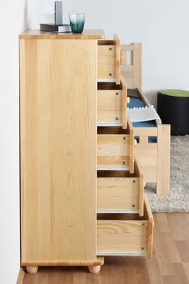 Produktbild von Schubladenkommode Kiefer 40 cm breit